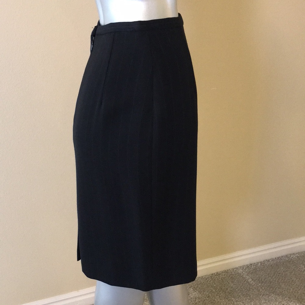 PHILIPPE ADEC | Wool Blend Opera Skirt Pinstripe - Picture 11 of 16